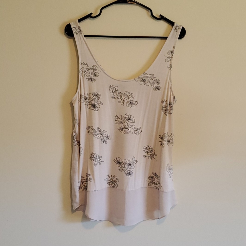 Floral print tank top